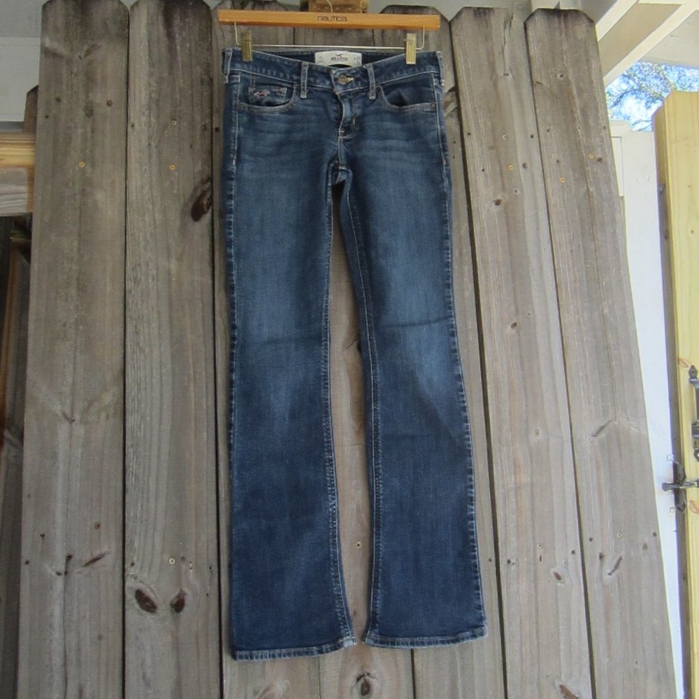 Juniors Blue Denim 1S Hollister Jeans